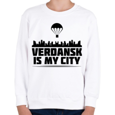 PRINTFASHION Verdansk - Gyerek pulóver - Fehér