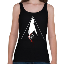 PRINTFASHION Véres kéz - Női atléta - Fekete női trikó