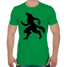 PRINTFASHION Vérfarkas - Férfi póló - Zöld férfi póló