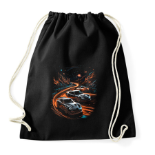PRINTFASHION Verseny az éjszakában - Sportzsák, Tornazsák - Fekete tornazsák