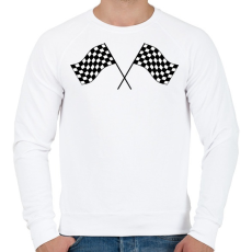 PRINTFASHION Verseny - Férfi pulóver - Fehér