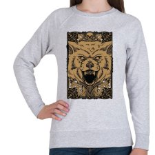 PRINTFASHION Vérszomjas farkas - Női pulóver - Sport szürke női pulóver, kardigán