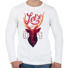 PRINTFASHION Vesszünk el - Férfi hosszú ujjú póló - Fehér