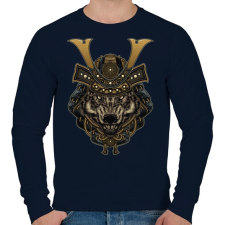 PRINTFASHION Veszélyes szamuráj - Férfi pulóver - Sötétkék férfi pulóver, kardigán