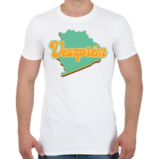 PRINTFASHION Veszprém - Férfi póló - Fehér