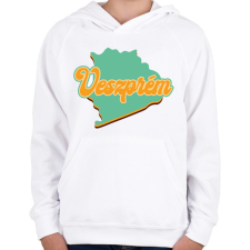 PRINTFASHION Veszprém - Gyerek kapucnis pulóver - Fehér gyerek pulóver, kardigán