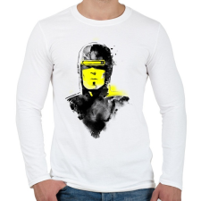 PRINTFASHION Vhs man - Férfi hosszú ujjú póló - Fehér férfi póló