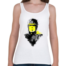 PRINTFASHION Vhs man - Női atléta - Fehér női trikó