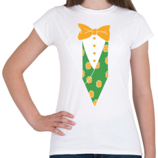 PRINTFASHION Vicces öltöny - Női póló - Fehér