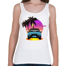 PRINTFASHION Vice City - BMW - Női atléta - Fehér