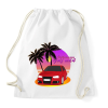 PRINTFASHION Vice City - VW Golf - Sportzsák, Tornazsák - Fehér
