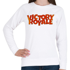 PRINTFASHION Victory Royale - Női pulóver - Fehér