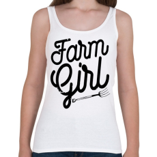 PRINTFASHION Vidéki lány - Női atléta - Fehér