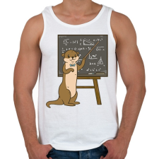 PRINTFASHION Vidra tanár - Férfi atléta - Fehér atléta, trikó