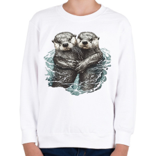 PRINTFASHION Vidrák - Gyerek pulóver - Fehér gyerek pulóver, kardigán