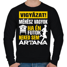 PRINTFASHION vigyázat méhész vagyok - Férfi pulóver - Fekete férfi pulóver, kardigán