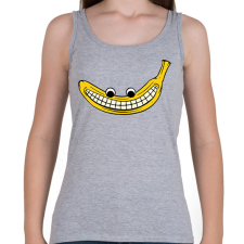 PRINTFASHION Vigyorgó banán - Női atléta - Sport szürke női trikó