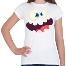 PRINTFASHION Vigyorgó fej - Női póló - Fehér