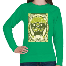 PRINTFASHION Viking gnóm - Női pulóver - Zöld női pulóver, kardigán