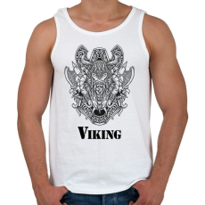 PRINTFASHION Viking minta - Férfi atléta - Fehér