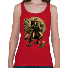 PRINTFASHION Viking - Női atléta - Cseresznyepiros női trikó