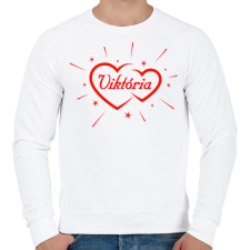 PRINTFASHION Viktória - Férfi pulóver - Fehér férfi pulóver, kardigán