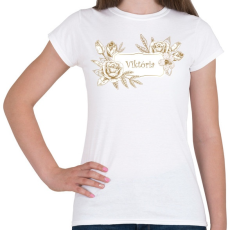 PRINTFASHION Viktória PM PF - Női póló - Fehér