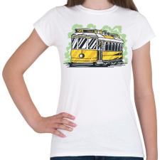 PRINTFASHION Villamos - Női póló - Fehér női póló