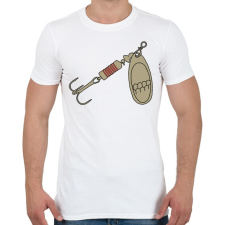 PRINTFASHION villantó - Férfi póló - Fehér férfi póló