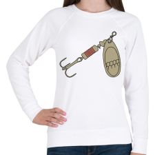 PRINTFASHION villantó - Női pulóver - Fehér női pulóver, kardigán