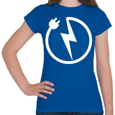 PRINTFASHION Villanyszerelő 2 - Női póló - Királykék