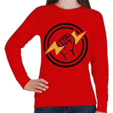 PRINTFASHION Villanyszerelő 4 - Női pulóver - Piros női pulóver, kardigán