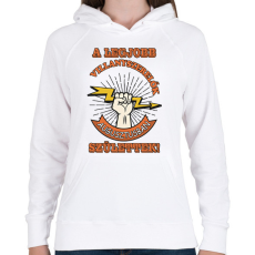 PRINTFASHION Villanyszerelő augusztus - Női kapucnis pulóver - Fehér