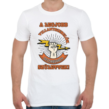 PRINTFASHION Villanyszerelő december - Férfi póló - Fehér férfi póló