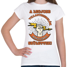 PRINTFASHION Villanyszerelő március - Női póló - Fehér