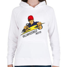 PRINTFASHION Villanyszerelő mester - Női kapucnis pulóver - Fehér