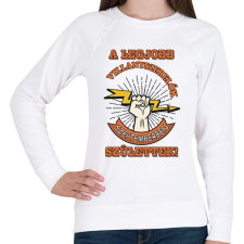 PRINTFASHION Villanyszerelő szeptember - Női pulóver - Fehér női pulóver, kardigán