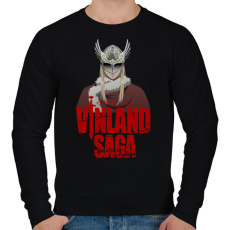 PRINTFASHION Vinland Saga - Canute - Férfi pulóver - Fekete