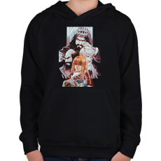 PRINTFASHION Vinland Saga - Gyerek kapucnis pulóver - Fekete