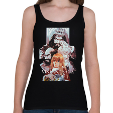 PRINTFASHION Vinland Saga - Női atléta - Fekete női trikó
