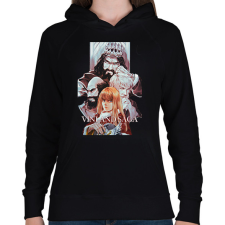 PRINTFASHION Vinland Saga - Női kapucnis pulóver - Fekete női pulóver, kardigán