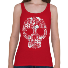 PRINTFASHION vintage-halalfej - Női atléta - Cseresznyepiros női trikó