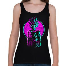 PRINTFASHION Vintage harcos - Női atléta - Fekete