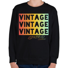 PRINTFASHION VINTAGE limited edition  - Gyerek pulóver - Fekete