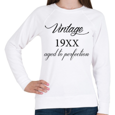 PRINTFASHION Vintage - Női pulóver - Fehér