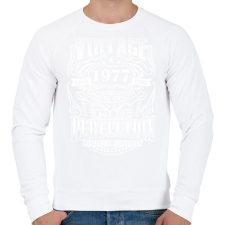 PRINTFASHION vintage polo1977 - Férfi pulóver - Fehér férfi pulóver, kardigán