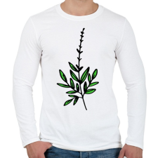 PRINTFASHION virág-002 - Férfi hosszú ujjú póló - Fehér férfi póló