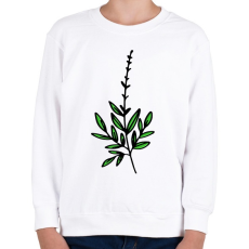 PRINTFASHION virág-002 - Gyerek pulóver - Fehér
