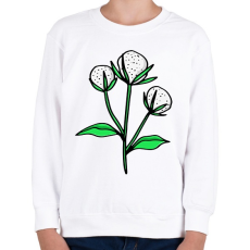 PRINTFASHION virág-004 - Gyerek pulóver - Fehér