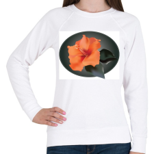 PRINTFASHION Virágom - Női pulóver - Fehér női pulóver, kardigán
